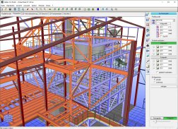 CAD Stahlbau Industrieanlage mit Kesseln